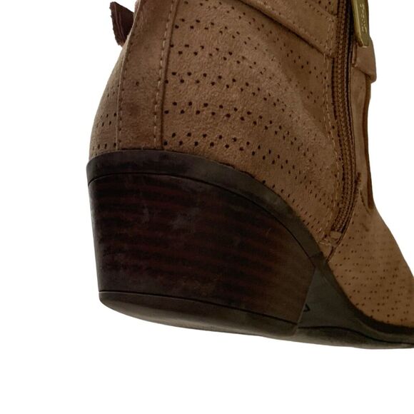 Circus by Sam Edelman Ankle Boots WOMEN'S Size 8.5 Brown Suede Leather 8 1/2 - Picture 16 of 16